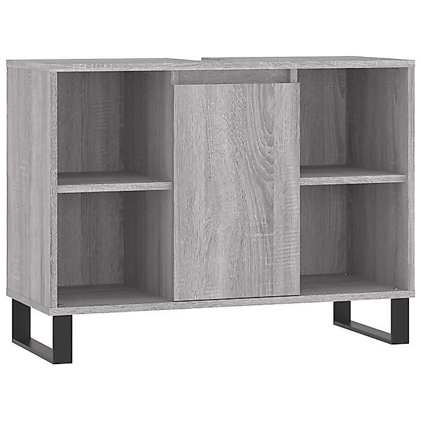 vidaXL Badschrank Grau Sonoma 80x33x60 cm Holzwerkstoff 831642 günstig online kaufen