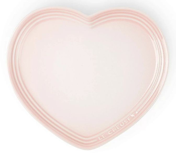 Le Creuset Herzteller Steinzeug Shell Pink 23cm günstig online kaufen