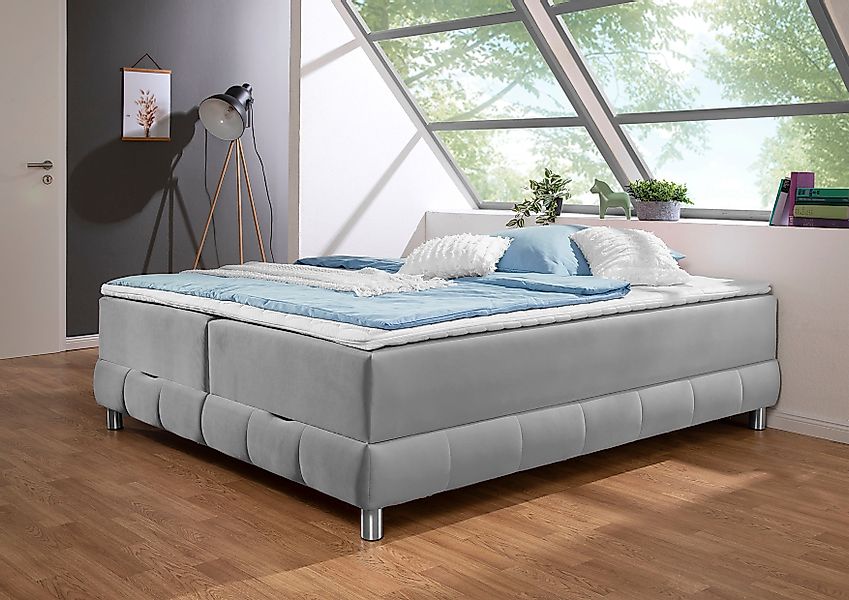 INOSIGN Boxspringbett "Vaasa" für Dachschrägen geeignet, inkl. Bettkasten u günstig online kaufen