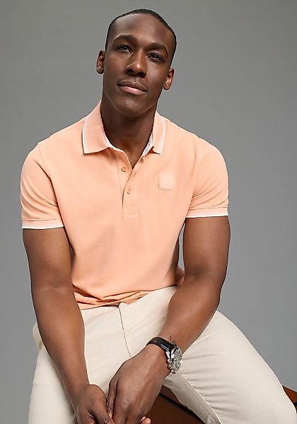 DELMAO Poloshirt Kurzarm, lockere Passform, Polokragen, für Tennis oder Gol günstig online kaufen