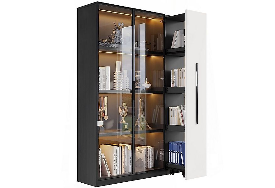 i@home Hochschrank Vitrine,Multifunktionsschrank,Bücherregal (Packung set) günstig online kaufen