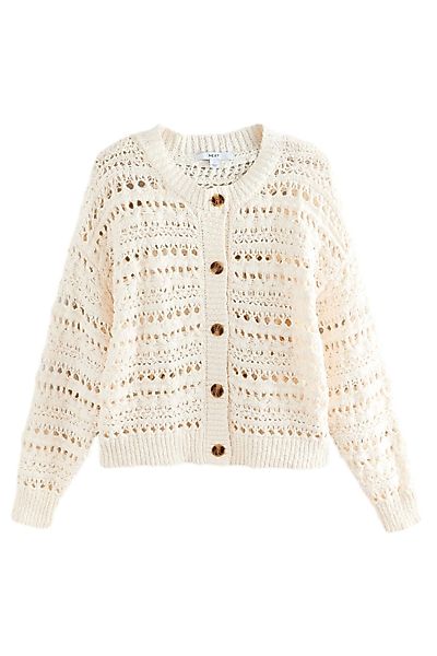 Next Strickjacke Strickjacke aus 100 % Baumwolle günstig online kaufen