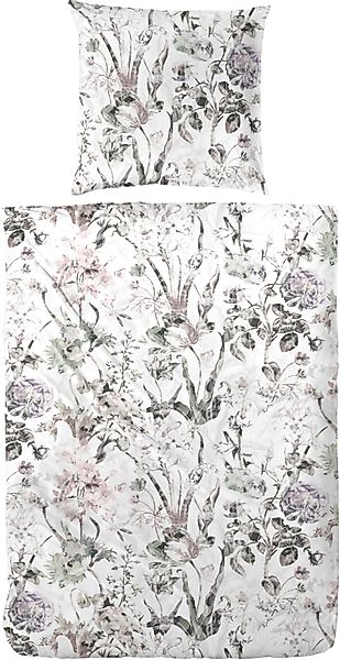 Primera Bettwäsche »Mako-Satin Bettwäsche Levin«, mit extravaganten Blumen- günstig online kaufen