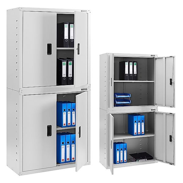 Arebos Aktenschrank Büroschrank Materialschrank Stahlschrank 180 günstig online kaufen