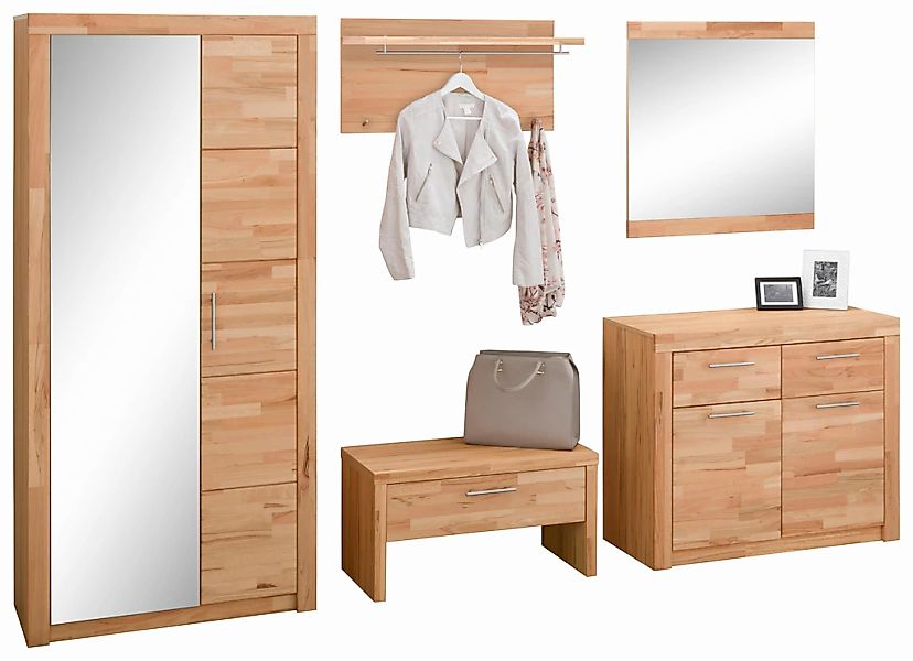 VOGL Möbelfabrik Garderoben-Set "Toronto", (Set, 5 St.) günstig online kaufen