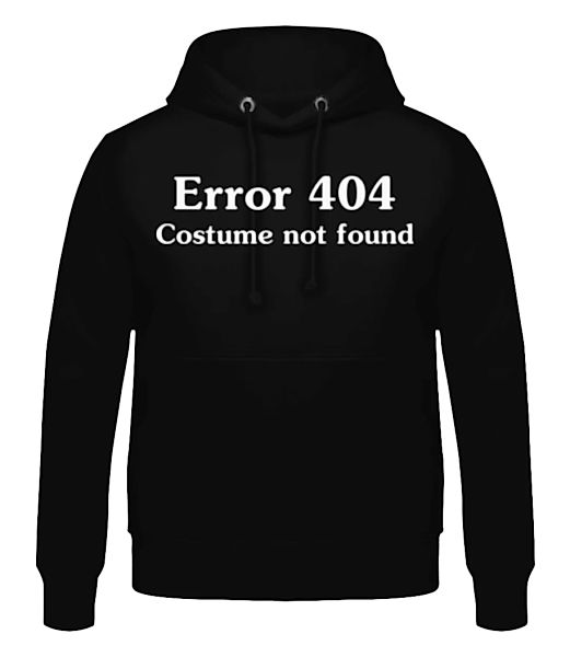 Error 404 Costume Not Found · Männer Hoodie günstig online kaufen