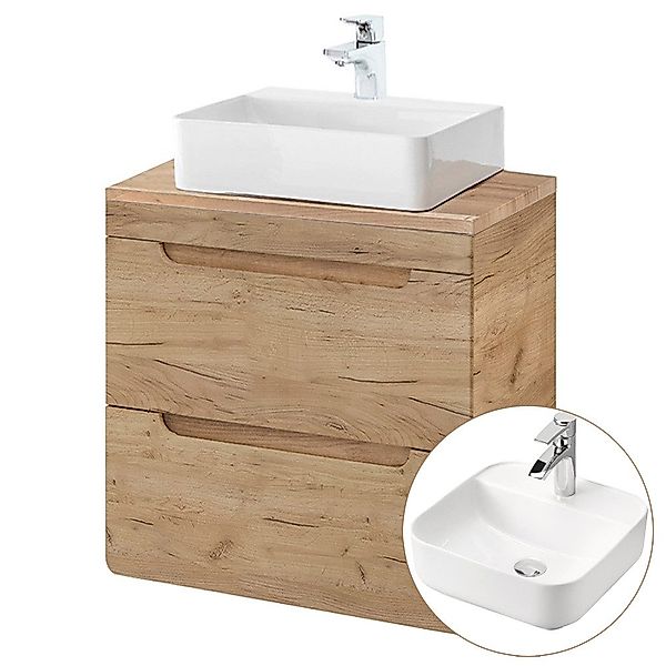 Lomadox Waschtisch LUTON-56-CRAFT, 61 cm Wotan günstig online kaufen