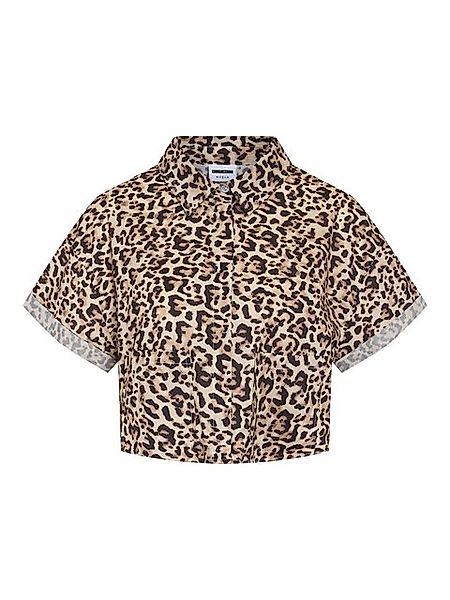 Noisy may Blusenshirt Modisches Cropped-Design mit Leopard Print NMPEYTON S günstig online kaufen