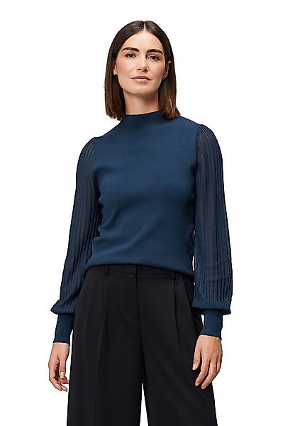 Zero Strickpullover Damen mit transparenten Ärmeln (1-tlg) weiteres Detail günstig online kaufen