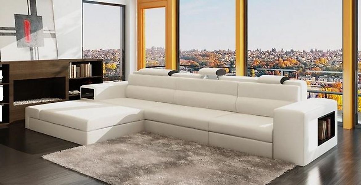 Xlmoebel Ecksofa Haid -W Ledersofa Designmöbel Wohnlandschaft Polsterecke C günstig online kaufen