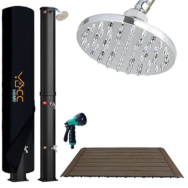 CCLIFE Gartendusche Solardusche mit Bodenplatte und günstig online kaufen