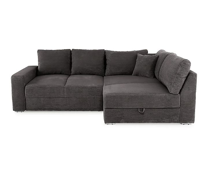 luma-home Ecksofa 15233, Dauerschläfer B260/T181/H88 cm günstig online kaufen