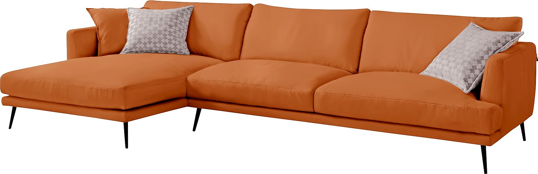 Egoitaliano Ecksofa »Sophia, Designsofa mit extrakomfortablem Sitzkomfort, günstig online kaufen