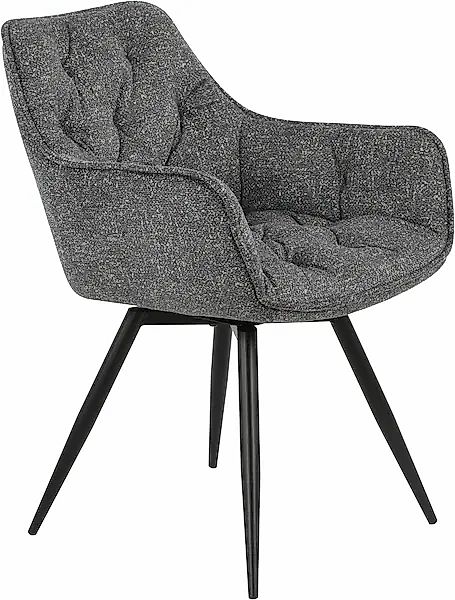 HELA Esszimmerstuhl »Mara«, (Set), 2 St., Webstoff, Drehstuhl, Teddy Bezug, günstig online kaufen