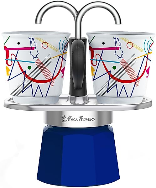 BIALETTI Espressokocher »Mini Express Kandinsky«, 0,09 l Kaffeekanne, (1 Es günstig online kaufen