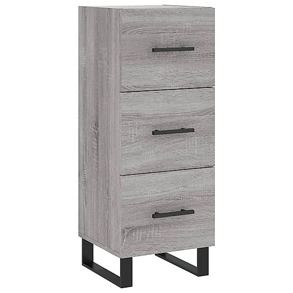vidaXL Sideboard Grau Sonoma 34,5x34x90 cm Holzwerkstoff 828634 günstig online kaufen
