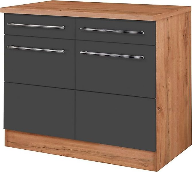 HELD MÖBEL Unterschrank "Wien", Breite 100 cm, 2 Türen, 2 Schubkästen, für günstig online kaufen