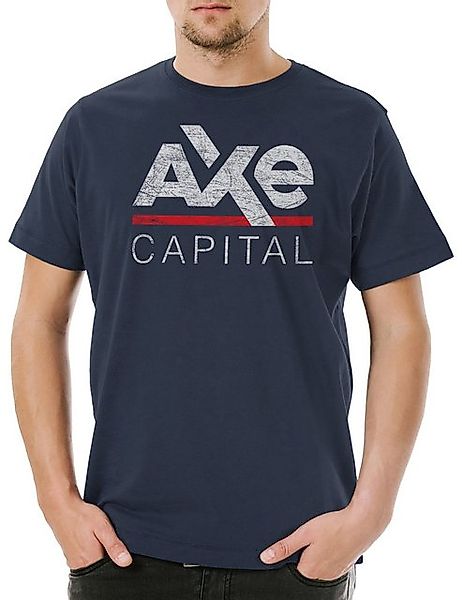 Urban Backwoods Print-Shirt Axe Capital II Herren T-Shirt Billions Symbol S günstig online kaufen