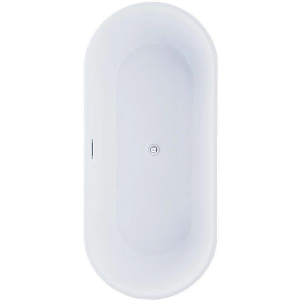 Steinkamp freistehende Ovalbadewanne 178 x 81 cm Loft Weiß günstig online kaufen
