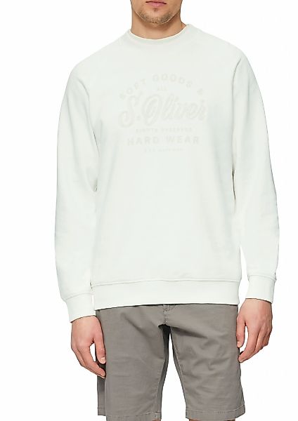 s.Oliver Sweater, mit Logo-Druck günstig online kaufen