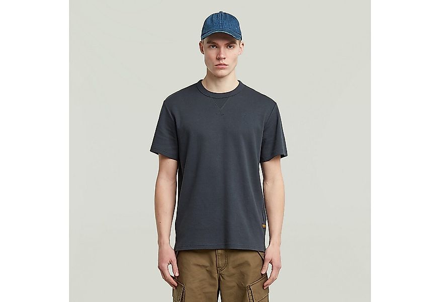 G-STAR T-Shirt Nifous Rundhals, mit Rippeinsatz günstig online kaufen