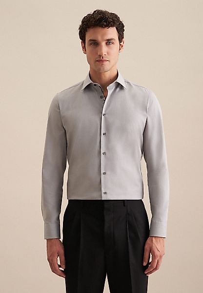 seidensticker Businesshemd "Slim", Slim Langarm Kentkragen Uni günstig online kaufen