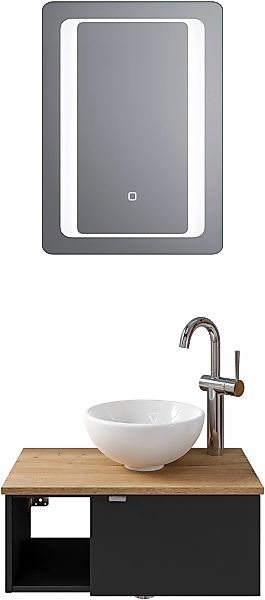 Saphir Badmöbel-Set "Serie 6915" 4 Stk. tlg. Gäste-Bad, 61 cm breit, mit LE günstig online kaufen