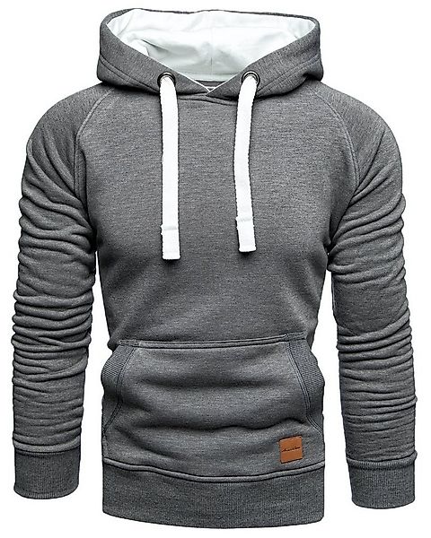 Amaci&Sons Kapuzenpullover LANSING Kapuzenpullover Herren Basic Kontrast Sw günstig online kaufen