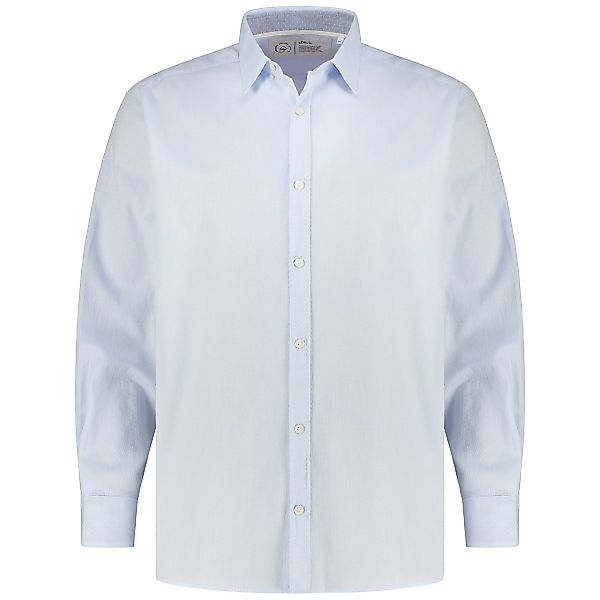 s.Oliver Freizeithemd aus Baumwolle Farbe blau Größe: 5XL günstig online kaufen