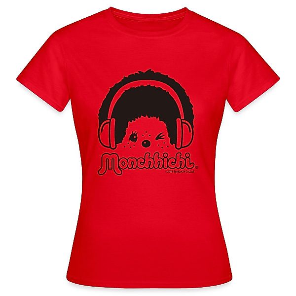 Spreadshirt T-Shirt DJ Monchhichi Mit Kopfhörern günstig online kaufen