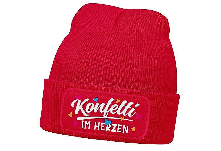 MoonWorks Strickmütze Damen Beanie mit Patch Strickmütze mit Spruch Faschin günstig online kaufen