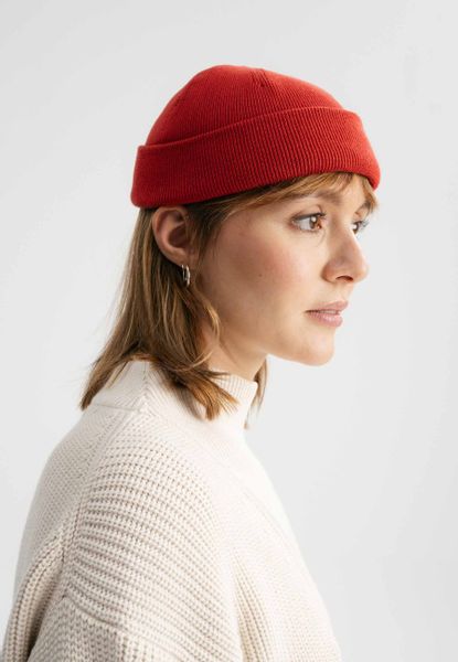 MELA Strickmütze Unisex Feinstrick Mütze kurz günstig online kaufen