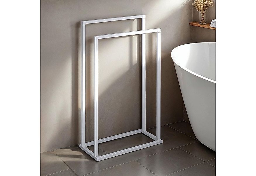 IDIMEX Handtuchständer MAILO, Handtuchhalter mit 2 Stangen freistehend ohne günstig online kaufen