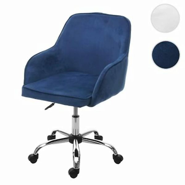 HWC Mendler Bürostuhl blau günstig online kaufen