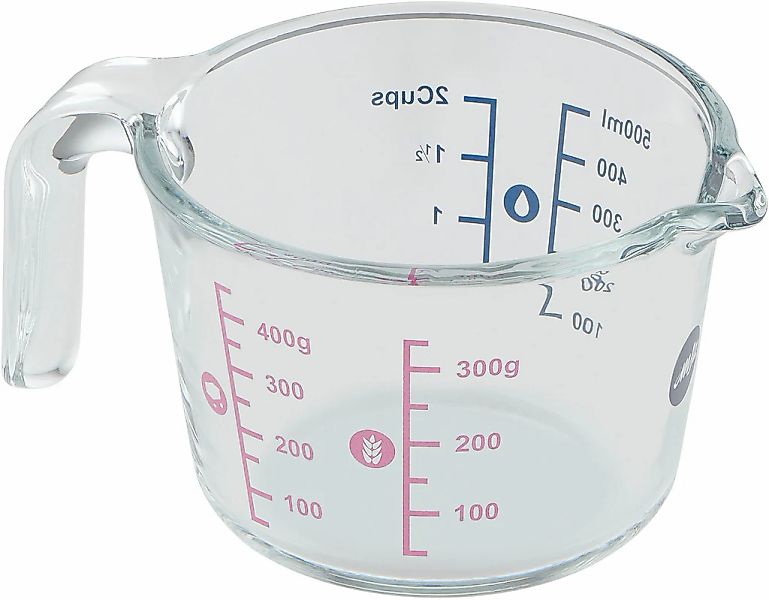 Emsa Messbecher "Prep&Bake" Glas 1 Stk. tlg. doppelte Skalierung f. feste & günstig online kaufen