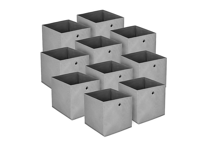Youyijia Aufbewahrungsbox 10 Stück Aufbewahrungsbox Faltbox 32 x 32 x 32 cm günstig online kaufen