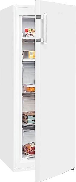 exquisit Gefrierschrank »GS231-NF-H-040D weiss«, 143 cm hoch, 54 cm breit, günstig online kaufen