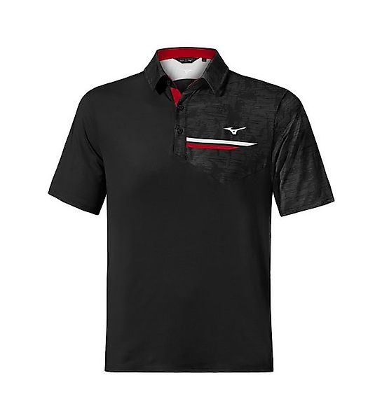 Mizuno Poloshirt Mizuno Golf Polo Quick Dry Hazard Bloc Schwarz Herren UK S günstig online kaufen