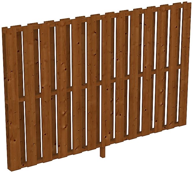 Skan Holz Seitenwand Deckelschalung 255 x 160 cm Douglasie Nussbaum günstig online kaufen