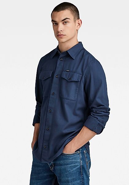 G-STAR Jeanshemd "Marine Slim", mit Pattentaschen günstig online kaufen