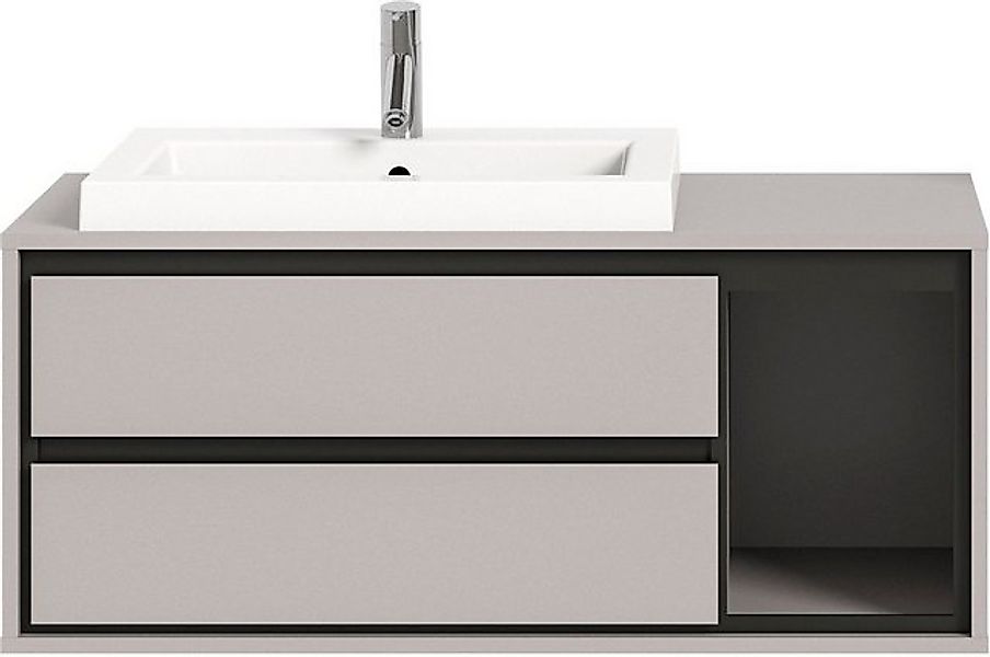 INOSIGN Waschbeckenschrank Skygge, Breite 100 cm, inkl. Mineralguss-Waschbe günstig online kaufen