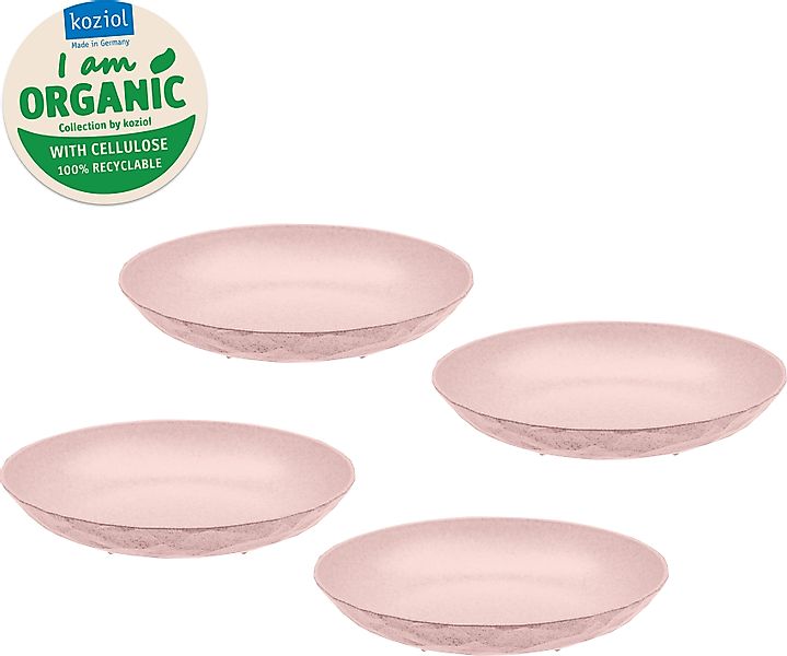 KOZIOL Suppenteller »CLUB PLATE«, (Set, 4 St., 4er-Set), 100% recycelbar,CO günstig online kaufen