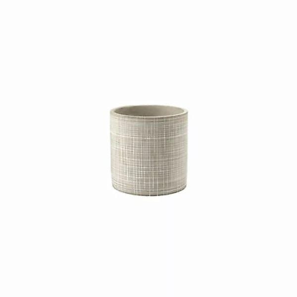 Übertopf Cylindre Small keramik beige / Steinzeug - Ø 12 x H 12 cm - Serax günstig online kaufen
