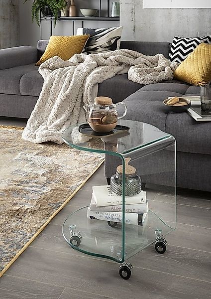 freiraum Beistelltisch 7/133, in Klarglas, Glas - 40x45x40cm (BxHxT) günstig online kaufen