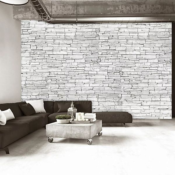Fototapete - White Brick günstig online kaufen