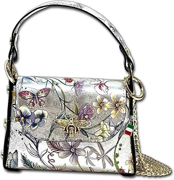 FLORENCE Umhängetasche silber farbig Florence Tasche Leder (Umhängetasche, günstig online kaufen