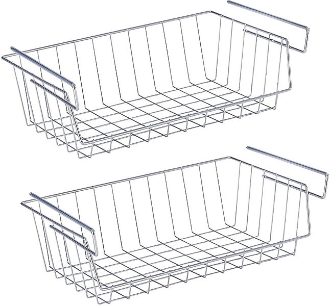 WENKO Einhängekorb, (Set, 2 St.), Metall, zum Einhängen in Regal oder Schra günstig online kaufen