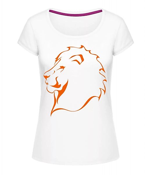 Löwe · Frauen T-Shirt U-Ausschnitt günstig online kaufen