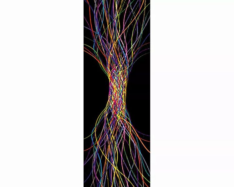 Dekopanel "Kabelgewirr" 1,00x2,80 m / selbstklebende Folie günstig online kaufen