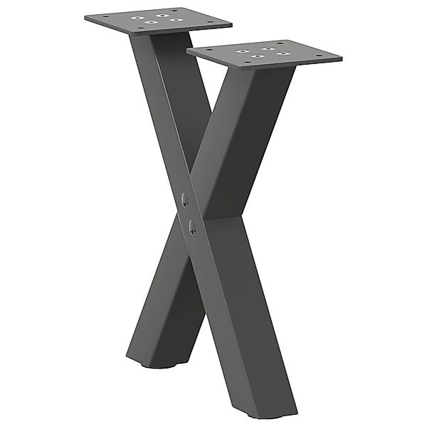 vidaXL Tischbein Couchtischbeine X-Form 2 Stk. günstig online kaufen